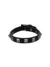 Valentino Garavani Rockstud Bracelet In Black