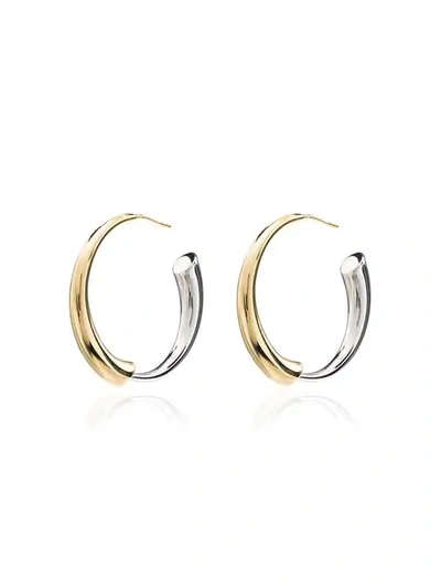 Charlotte Chesnais Gia Hoop Earrings In Metallic