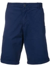 Woolrich Plain Chino Shorts In Blue