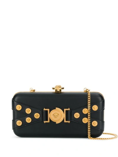 Versace Tribute Evening Clutch In Black