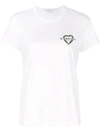 Givenchy Heart Embroidered Fitted Shirt - White