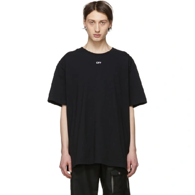 Off-white Printed Oversized T-shirt In 1088 Blk/mu