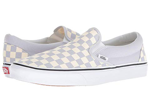 Vans Classic Slip On Checkerboard Gray Dawn True White Modesens