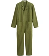 Alex Mill Cotton Jumpsuit In Army Green