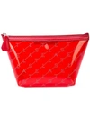 Stella Mccartney Monogram Make Up Bag In Red