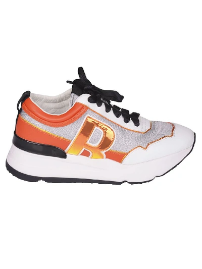 Ruco Line R-evolve Sneakers In Aluminum/orange