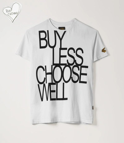 Vivienne Westwood Boxy T-shirt Buy Less Choose Well White