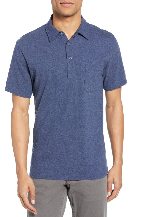 Download Faherty Men's Bleecker Heathered Short-sleeve Polo Shirt ...