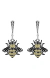 Lagos Rare Wonders 18k Honeybee Drop Earrings In Yellow/black