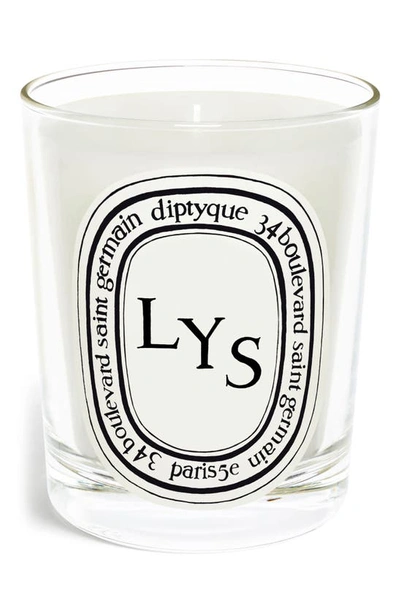 Diptyque Lys (lily) Scented Candle In White
