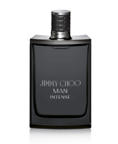 Jimmy Choo Man Intense Eau De Toilette Spray, 3.3 oz In Fdg Dark Grey Packaging