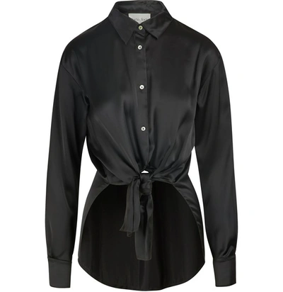 Forte Forte Long Shirt In Nero