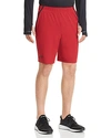 Under Armour Qualifier Shorts In Aruba Red/black