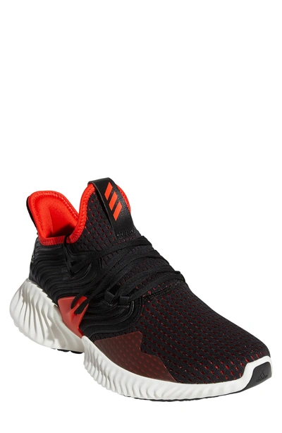 Adidas Originals Alphabounce Instinct Running Shoe In Core Black/ Active  Red | ModeSens