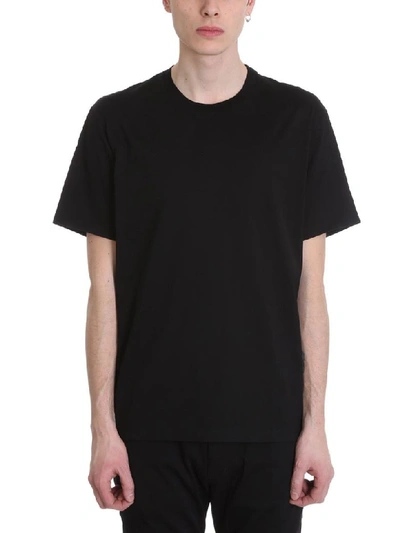 Attachment Black Cotton T-shirt
