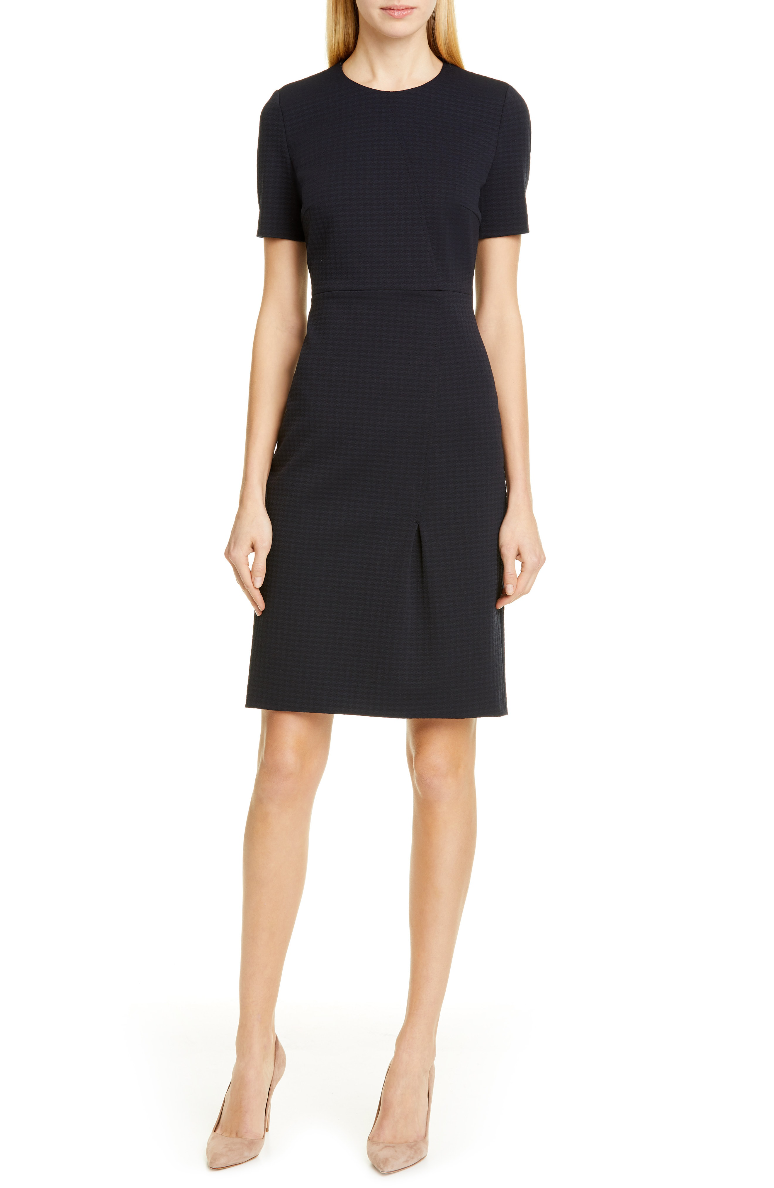 hugo boss navy dress