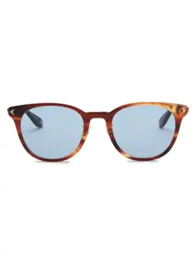 Givenchy 51mm Round Sunglasses In Striped Bd