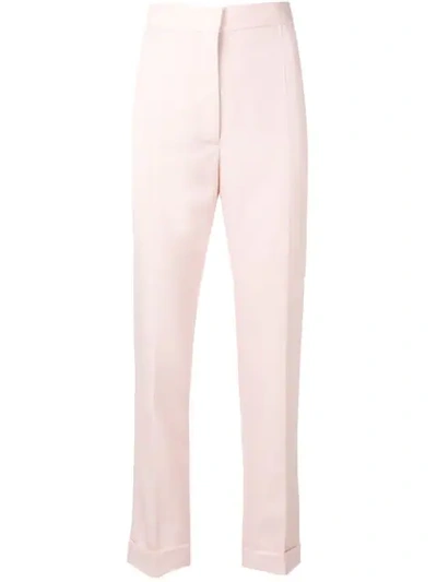 Stella Mccartney Straight-leg Trousers In Pink