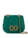 Dolce & Gabbana Dg Amore Shoulder Bag In Green