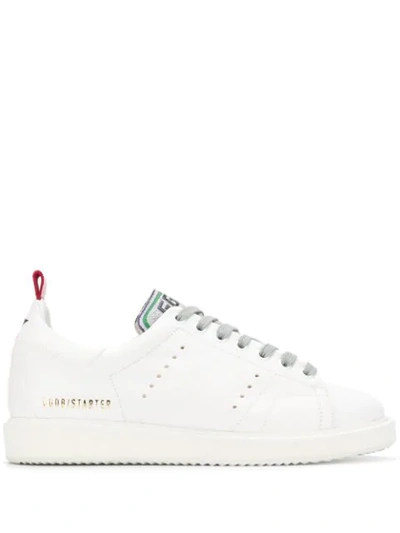 Golden Goose White Leather Sneakers