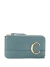 Chloé C Wallet In Blau