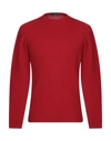 Zanone Sweaters In Red