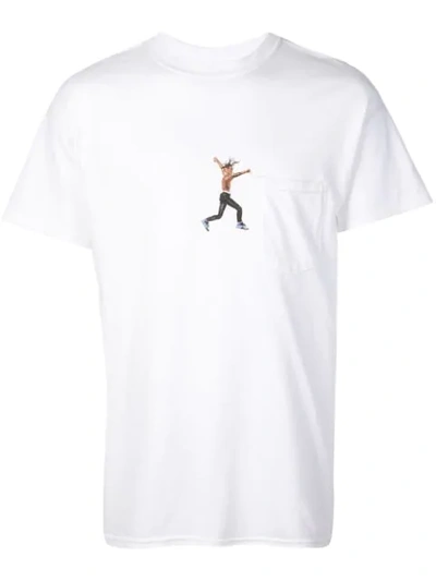 Travis Scott Astroworld Graphic Print T-shirt In White
