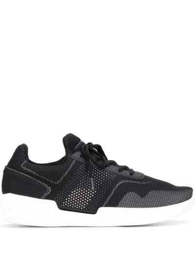 Tommy Hilfiger Mesh Trainers In Black