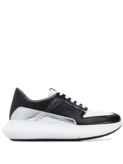Clergerie Platform Low Top Trainers In Black