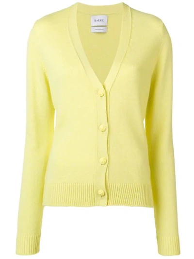 Barrie V-neck Cardigan In Yellow
