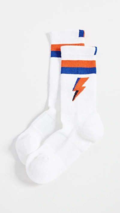 Kule The Bolt Socks In White