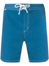 President's Drawstring Swim Shorts In Blue