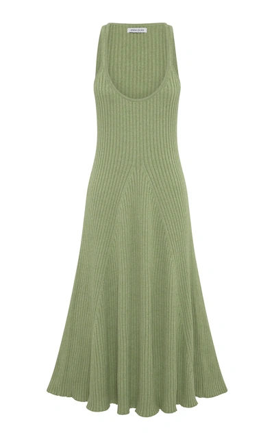 Anna Quan Luella Cotton Dress In Green
