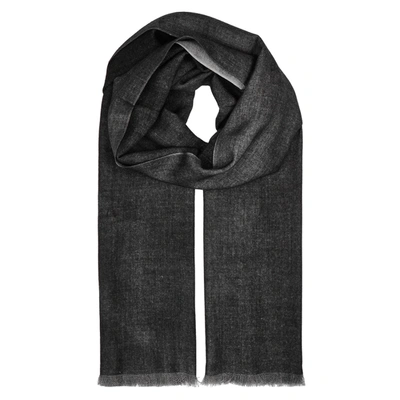 Ama Pure Sand Wool Scarf In Grey
