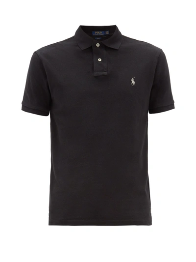 Polo Ralph Lauren Soft-touch Classic Fit Short Sleeve Polo Shirt In New Black