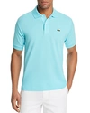 Lacoste Heathered Pique Polo In Horizon