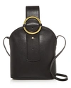 Parisa Wang Addicted Small Leather Crossbody In Black/gold