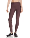 Alo Yoga High-waist Tech Lift Airbrush Leggings In Raisin