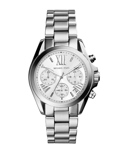 Michael Kors 'bradshaw - Mini' Chronograph Bracelet Watch, 36mm In Silver