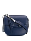 Tod's Double T Crossbody Bag In Blue