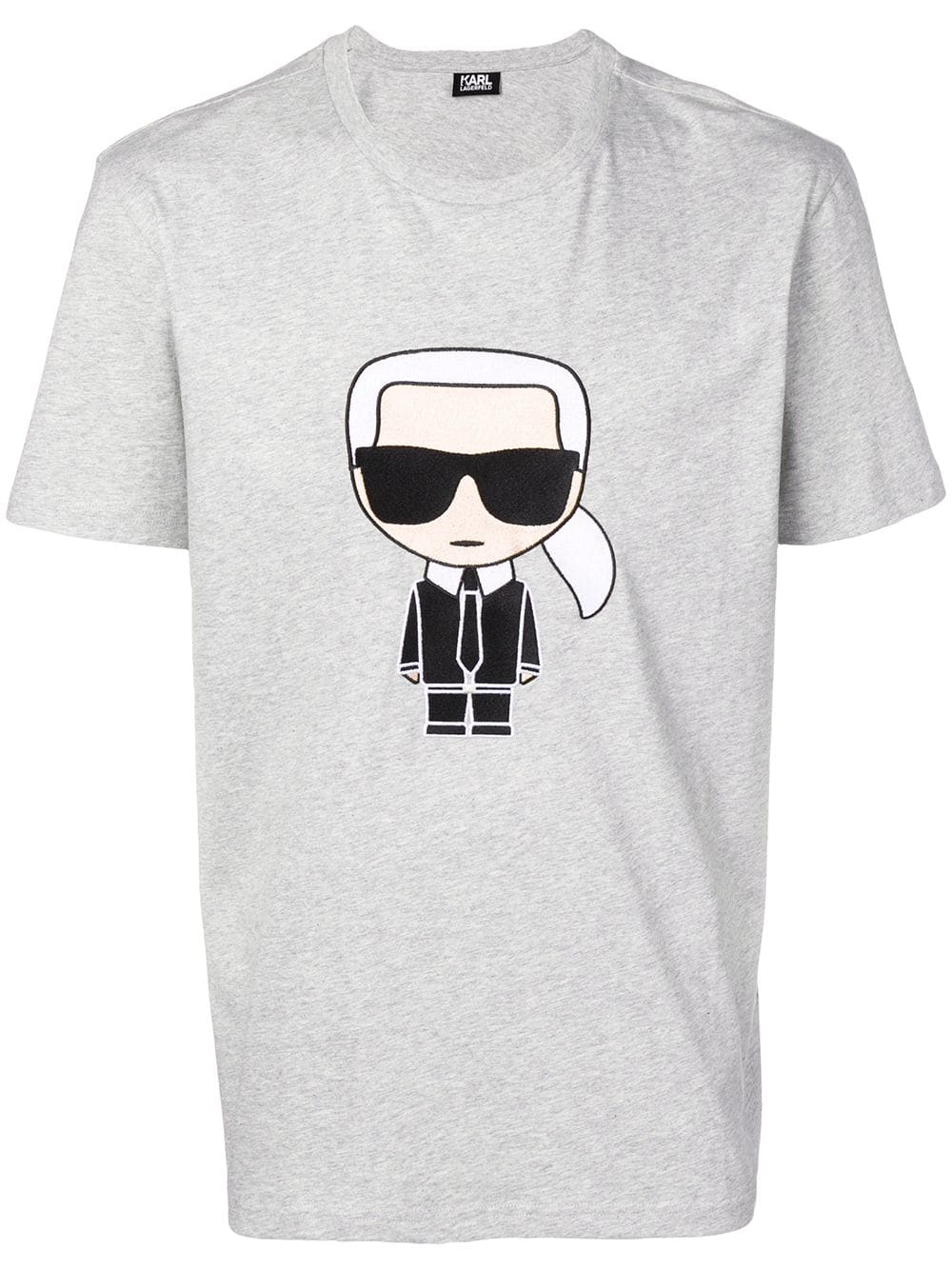 Karl Lagerfeld Cartoon Print T-Shirt - Grey | ModeSens