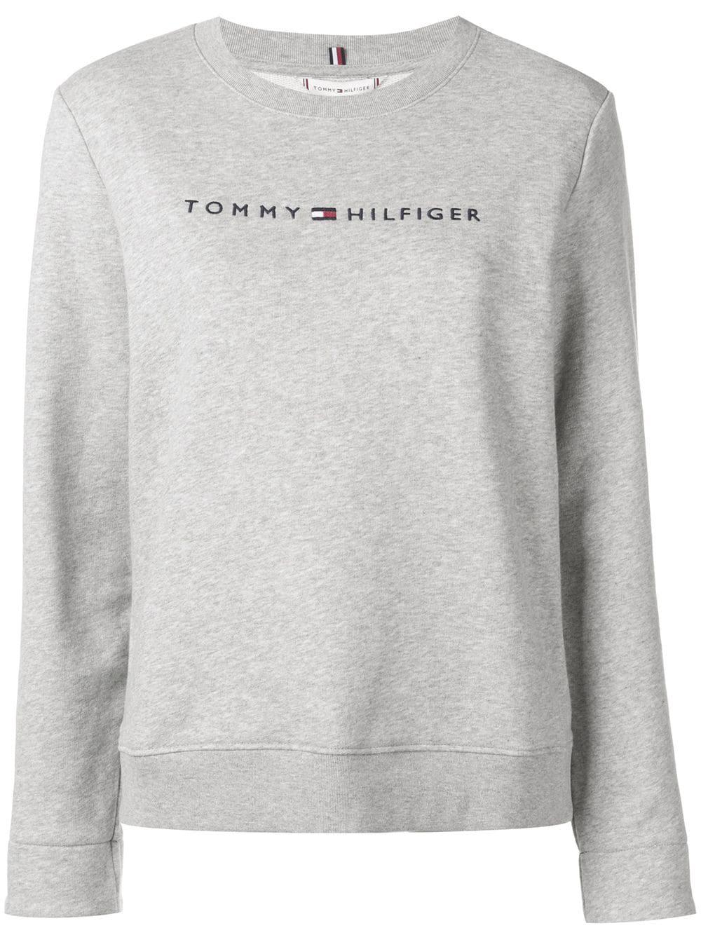 Tommy Hilfiger Crew Neck Sweatshirt - Grey | ModeSens