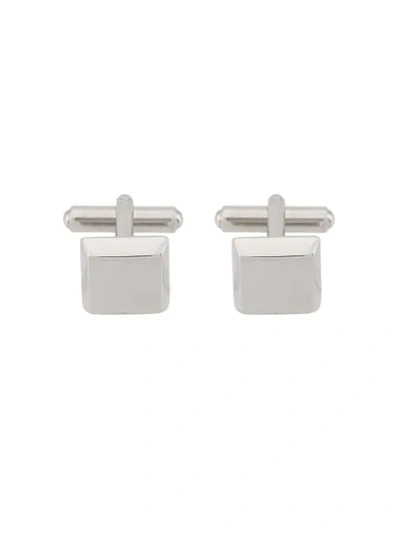 Fefè Glamour Pochette Square Cufflinks In Silver