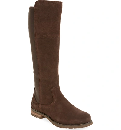 Ariat Sutton Waterproof Tall Boot In Chocolate Leather