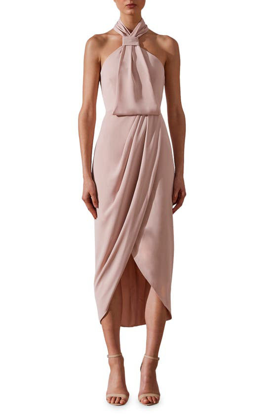 Shona Joy Knotted Tulip Hem Gown In ...