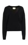 Lou Lou Studio Piana V-neck Cashmere Sweater In Black