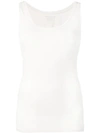 Majestic Fitted Tank Top In Neutrals