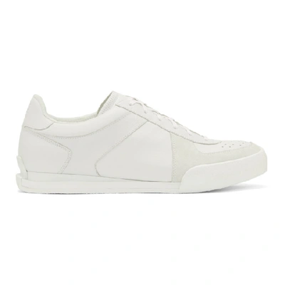 Givenchy Set3 Full-grain Leather And Suede Sneakers In White