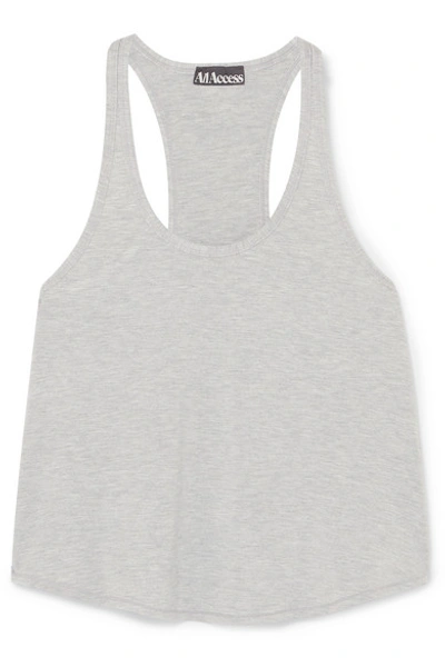 All Access Concert Stretch-modal Jersey Tank In Gray