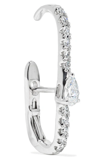 Anita Ko 18-karat White Gold Diamond Earring